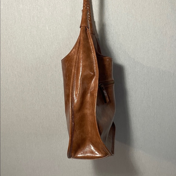 Elegant Brown Leather Shoulder Bag. Has no brand - Picture 12 of 13